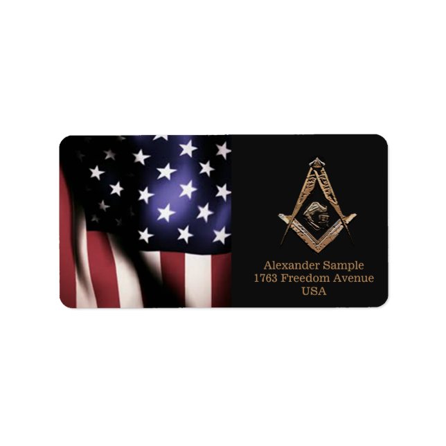 Masonic Minds (Golden) Label (Front)