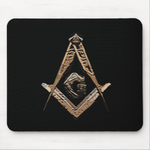 Masonic Minds (Golden) Mouse Pad