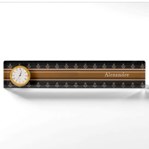 Masonic Minds (Golden) Nameplate