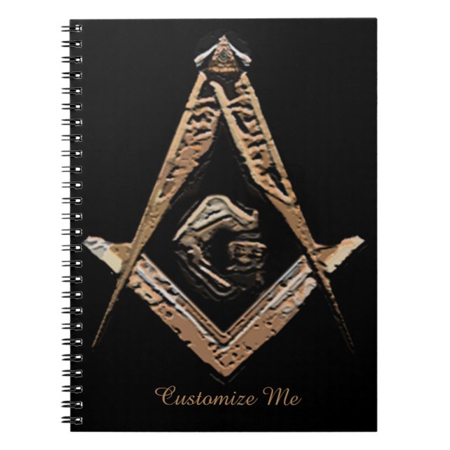 Masonic Minds (Golden) Notebook (Front)