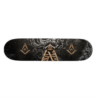 Masonic Minds (Golden) Skateboard