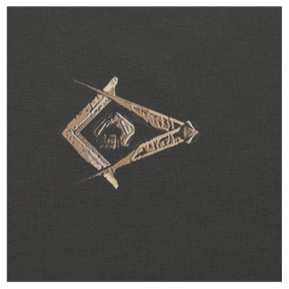 Masonic Minds (GoldenBrownish) Fabric