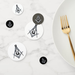 Masonic Minds (Silvery) Confetti