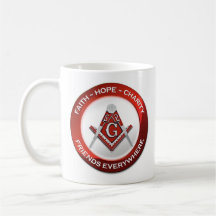 Masonic Mug - Red