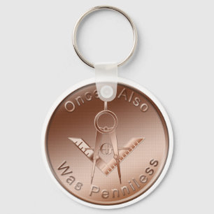 Masonic Penny Key Ring