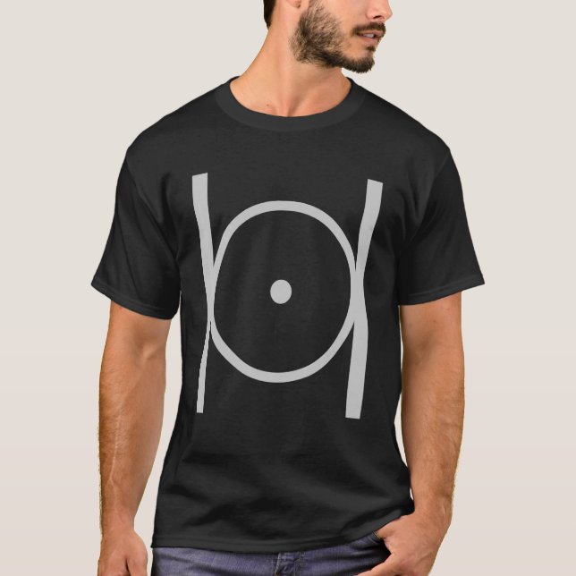 Masonic Point Within A Circle Mason Freemason T-Shirt (Front)