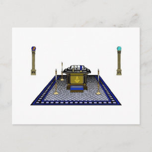 Masonic postcard