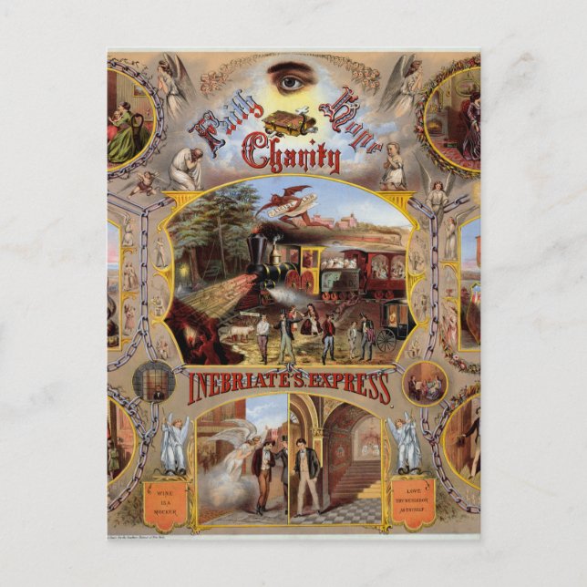 Masonic Poster Postcard (Front)