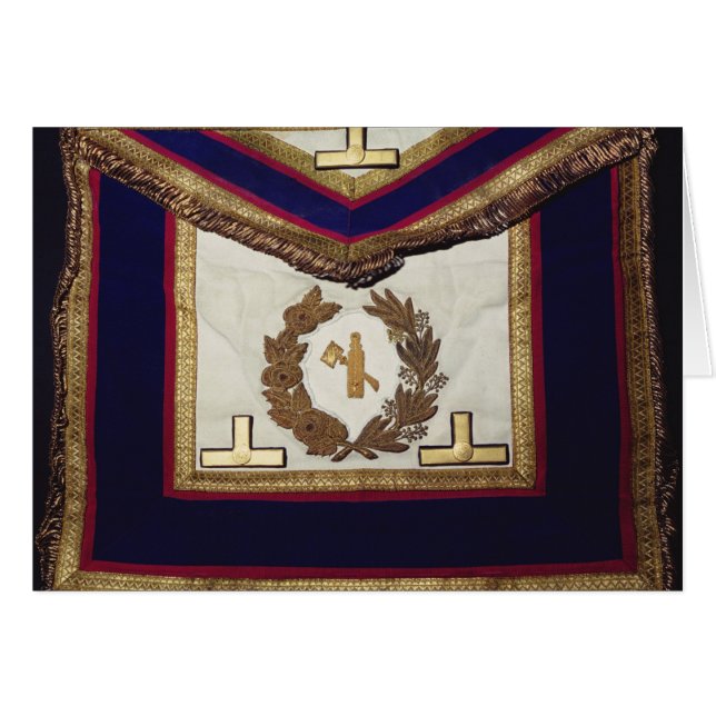 Masonic Regalia, from the Order of Turin (Front Horizontal)