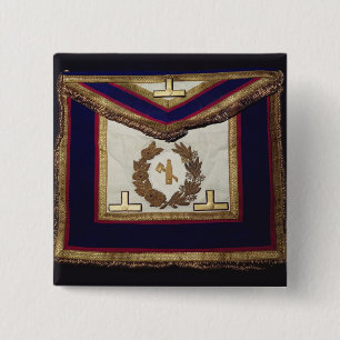 Masonic Regalia, from the Order of Turin 15 Cm Square Badge