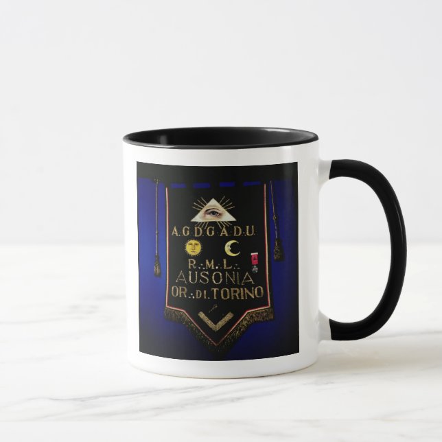 Masonic Regalia, from the Order of Turin Mug (Right)