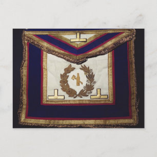 Masonic Regalia, from the Order of Turin Postcard