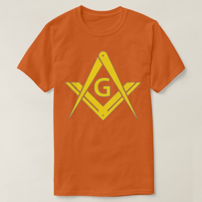 Masonic Shirt Square Compass Freemason (Design Front)