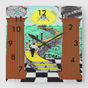 Masonic Shriner Wall Clock