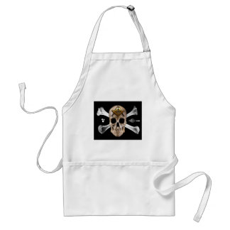 Masonic Skull & Bones Compass Square Standard Apron