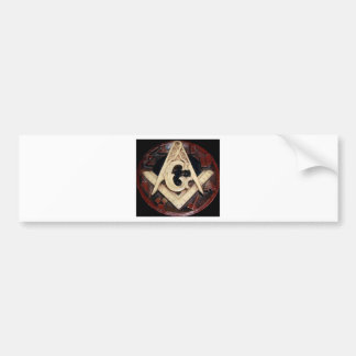 Masonic Square and Compass working tools Bumper Sticker