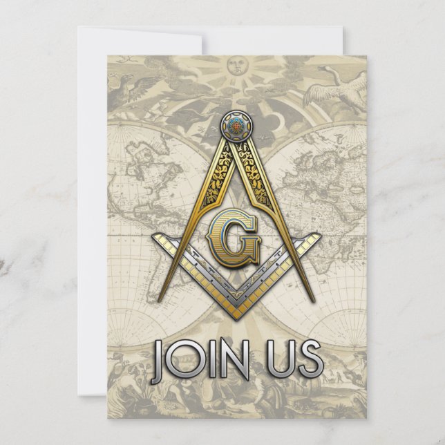 Masonic Square and Compasses (Front)