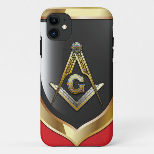 Masonic Square and Compasses iPhone 11 Case