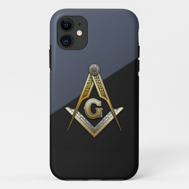 Masonic Square and Compasses Case-Mate iPhone Case (Back)