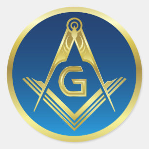 Masonic Stickers   Freemason Square and Compass
