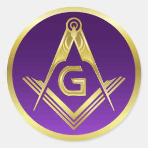 Masonic Stickers   Freemasonry Square and Compass