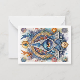 Masonic Style Postcard