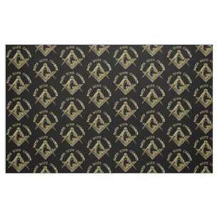 Masonic symbol fabric