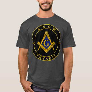 Masonic symbol  Know Thyself Master Mason lodge T-Shirt