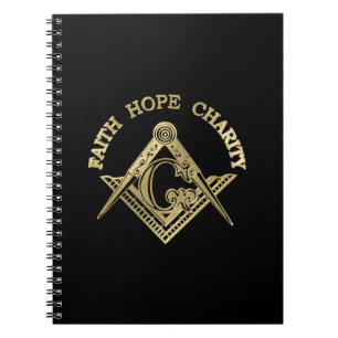 Masonic symbol notebook