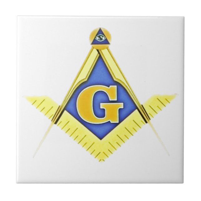 Masonic symbol tile (Front)