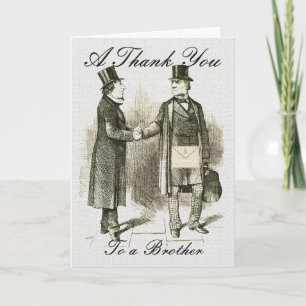 Masonic Thank You Card