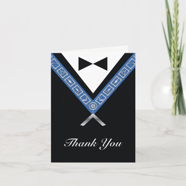 Masonic Thank You Note Cards (Front)