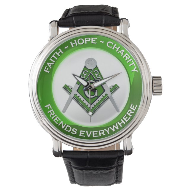 Masonic Watch Green (Front)