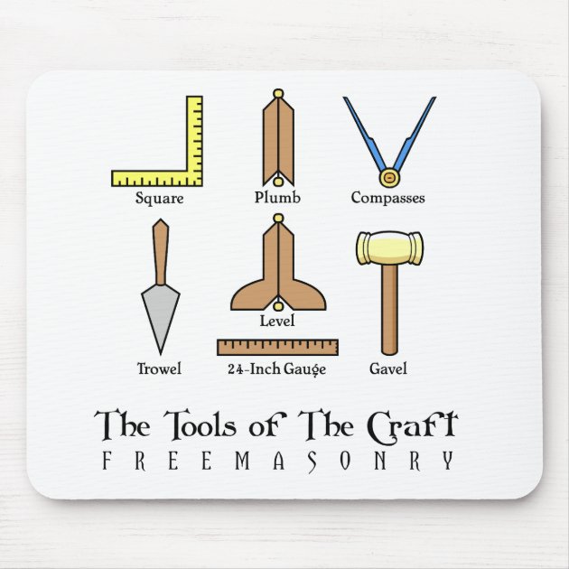 Masonic Working Tools Mouse Pad Zazzle .nz