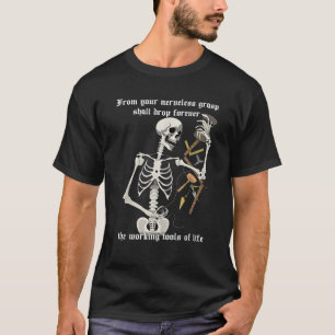 Masonic Working Tools Skeleton T-Shirt