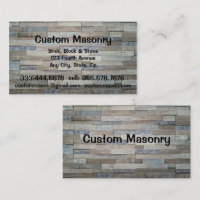 Masonry Brick, Block Stone Custom Business Busine