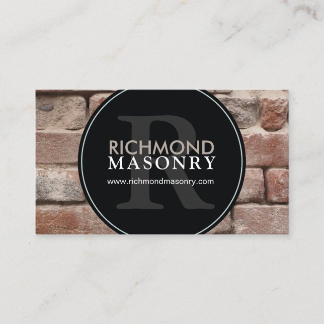 MASONRY BUSINESS CARD (Front)