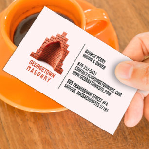 Masonry Chimney Business Card Template
