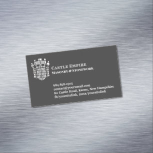 Masonry Chimney Magnetic Business Card
