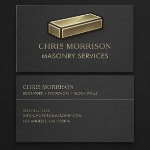 Masonry Services Business Card