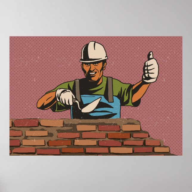 Masonry Worker    Poster (Front)