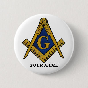 MASONS 6 CM ROUND BADGE