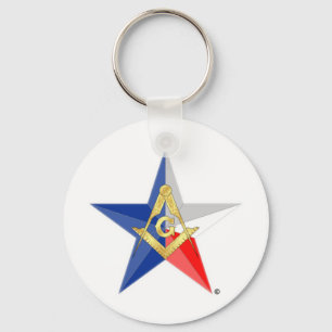 Masons of Texas "Star Line" Key Ring
