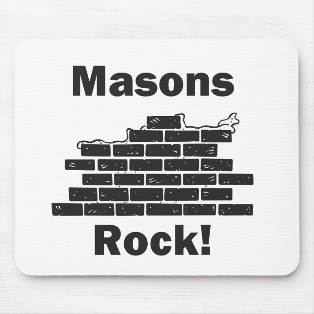 Masons Rock Mouse Pad (Front)