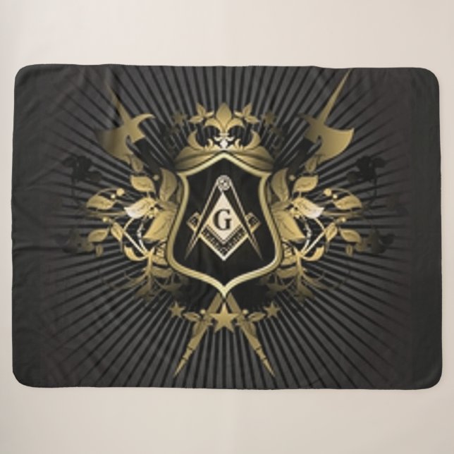 MASONS SHERPA BLANKET (Front (Horizontal))