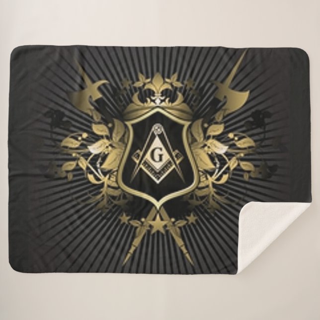 MASONS SHERPA BLANKET (Front (Horizontal))