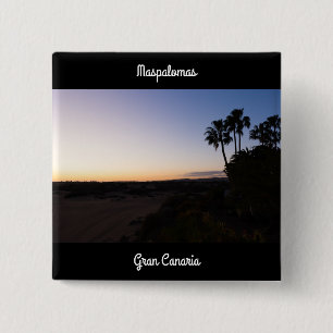 Maspalomas 15 Cm Square Badge