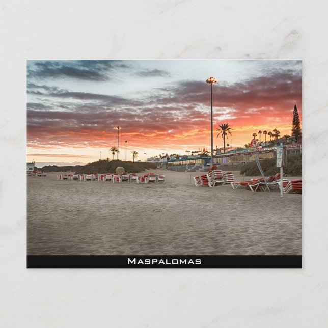 Maspalomas Beach Postcard (Front)