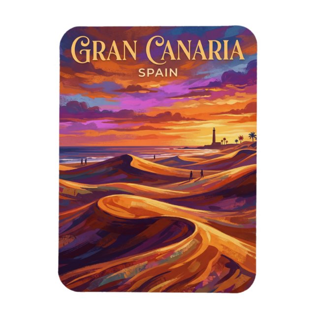Maspalomas Dunes Spain Magnet (Vertical)