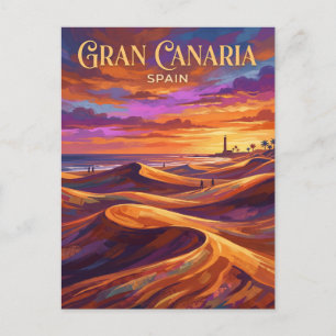 Maspalomas Dunes Spain Postcard